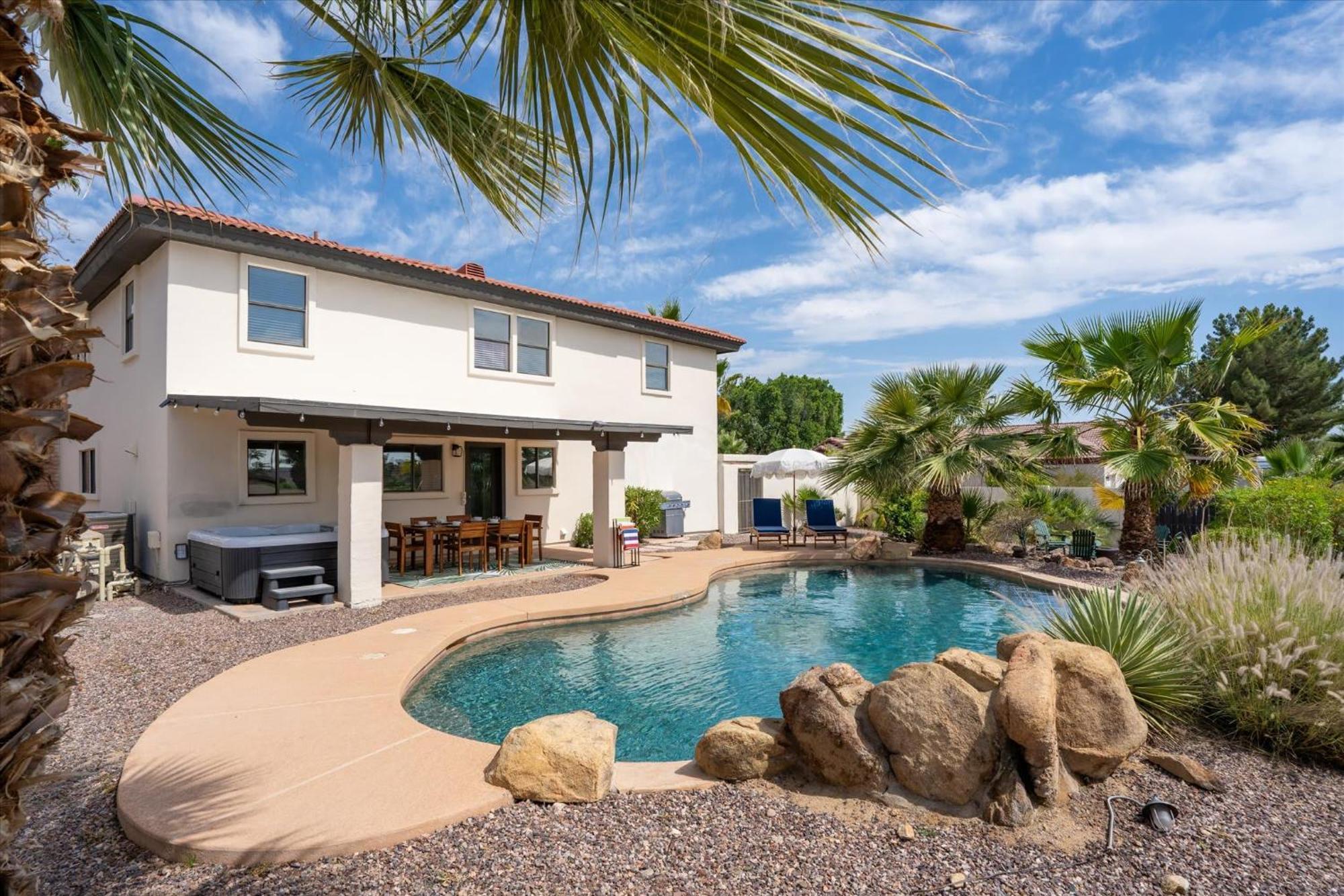 Game Pool Hottub Modern Desert Oasis Phoenix